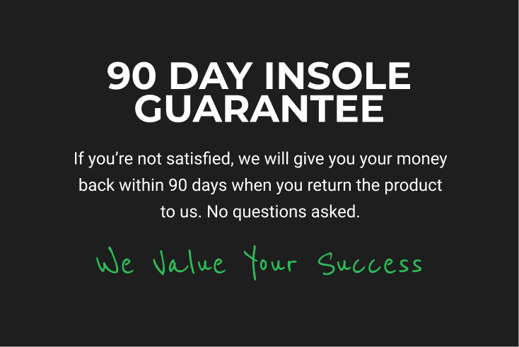 90-day Insole Guarantee